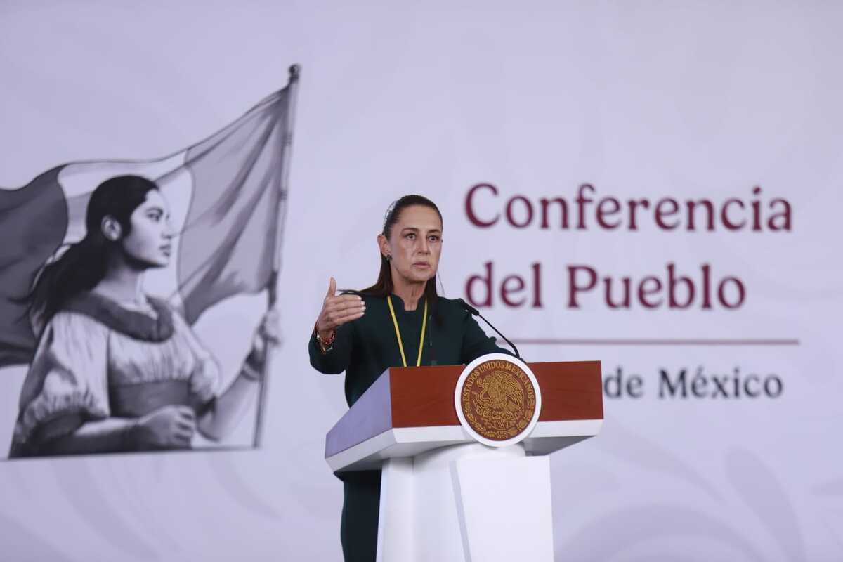 Sheinbaum cuestionó la fuente de la publicación del diario estadunidense. | Foto: Juan Carlos Buatista