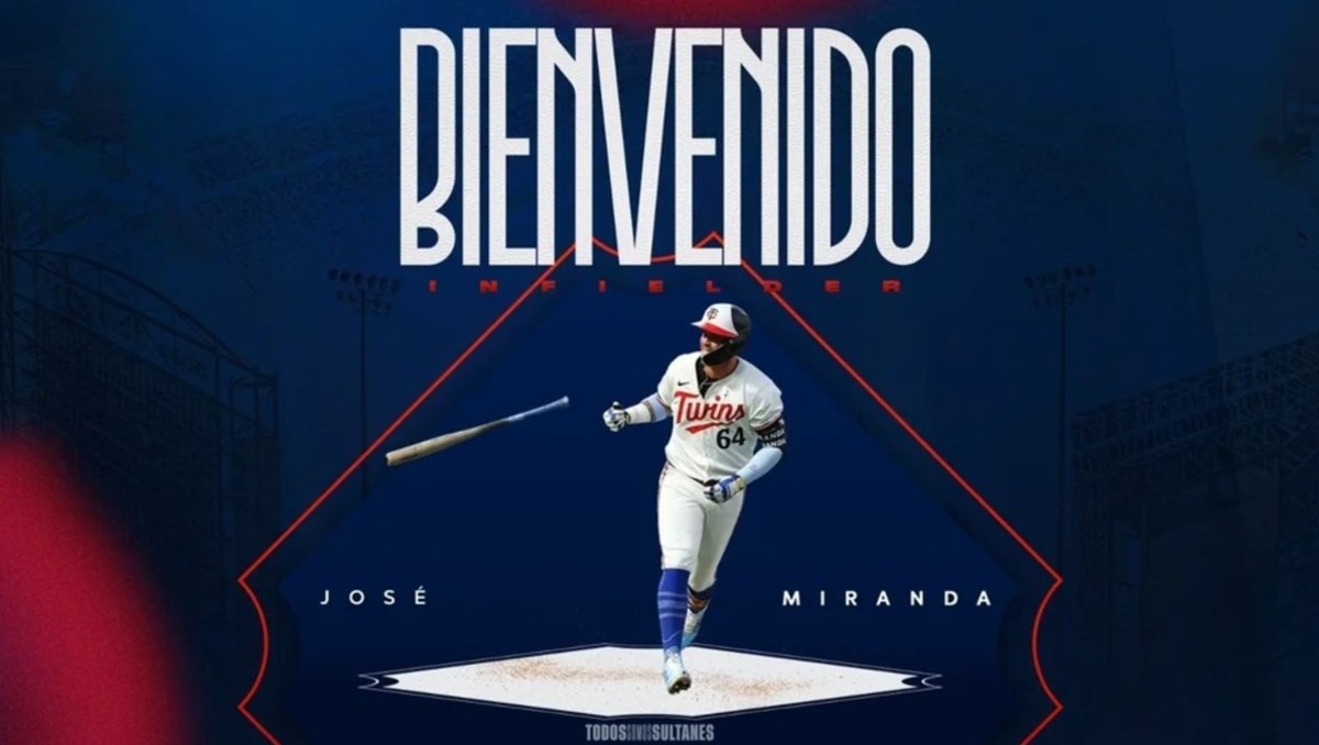 Sultanes anunció la incorporación del exjugador de los Twins, José Miranda, como su nuevo infielder. (@Sultanesoficial)