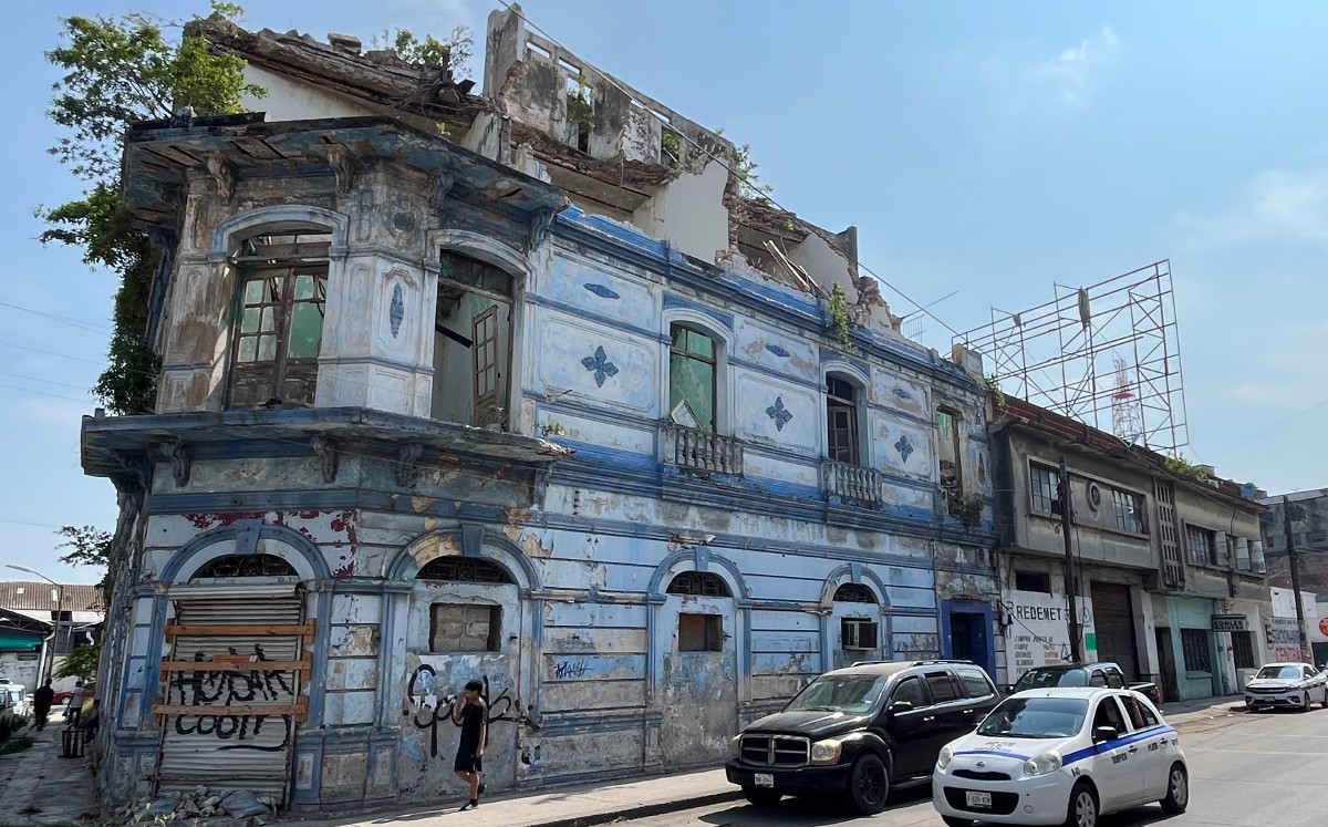 Tampico se deteriora a la vista: el clima como enemigo silencioso de su arquitectura. | Foto: Yazmín Sánchez