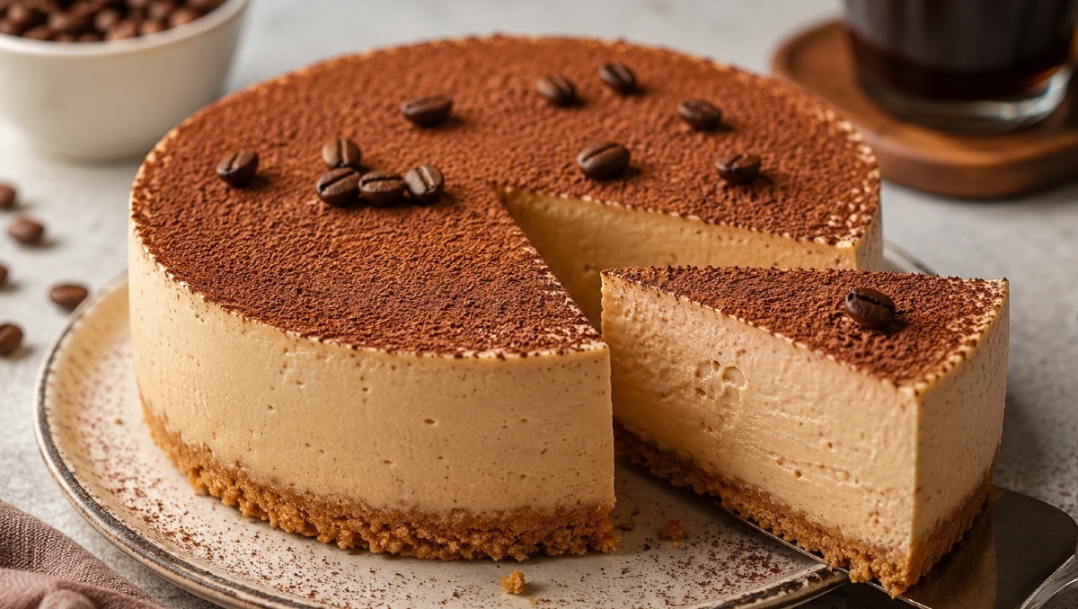 Cómo hacer una tarta de queso y café sin horno: receta fácil | IA DISCOVER