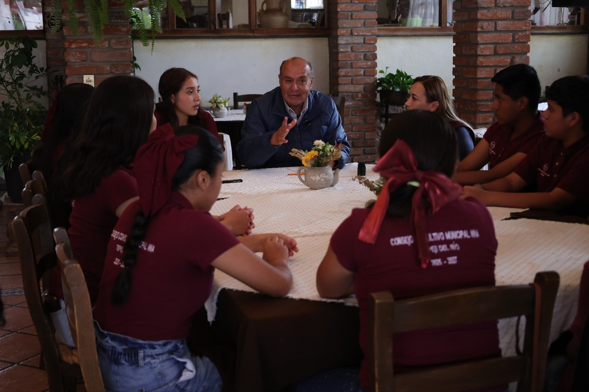 Consejo Consultivo Municipal de Niñas, Niños y Adolescentes de Tepeji del Río. (Cortesía: SEP Hidalgo)