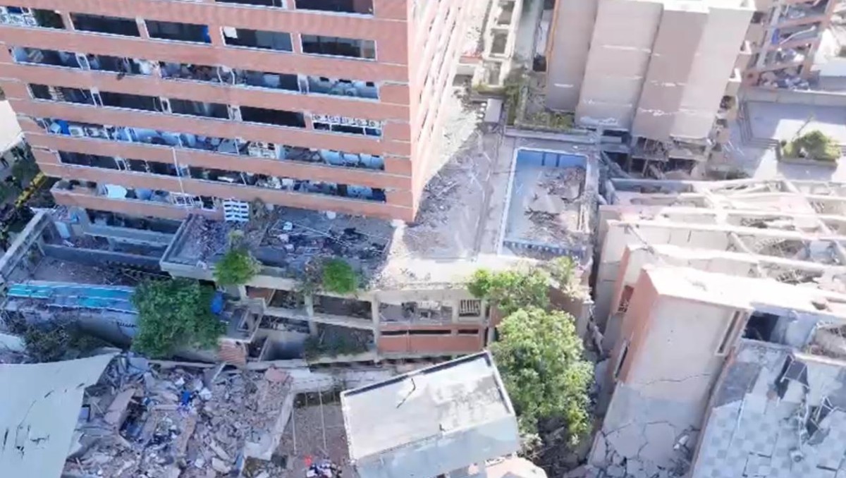 Edificios colapsados en La Guaira, Venezuela. | Especial