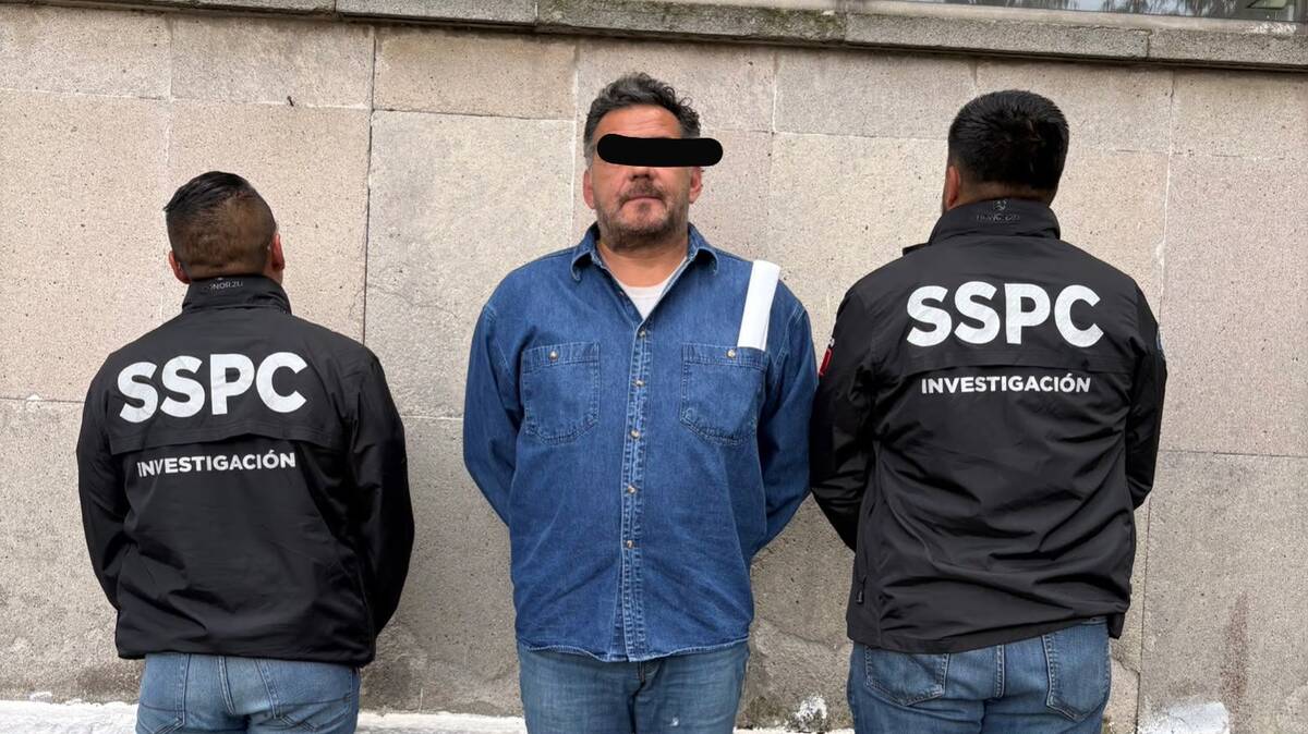 El detenido tenía una orden de aprehensión por feminicidio.