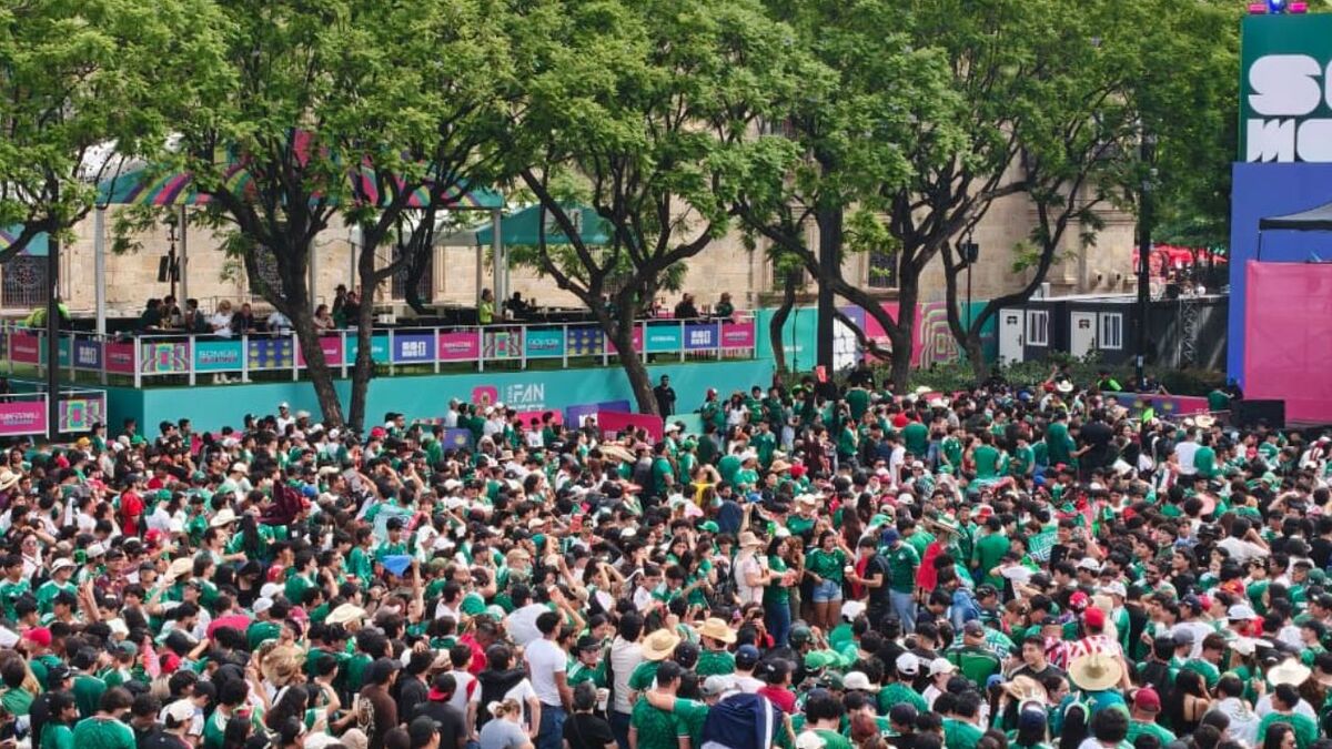 Fan Fest Guadalajara lleno para el partido de México (Kevin Hernández)