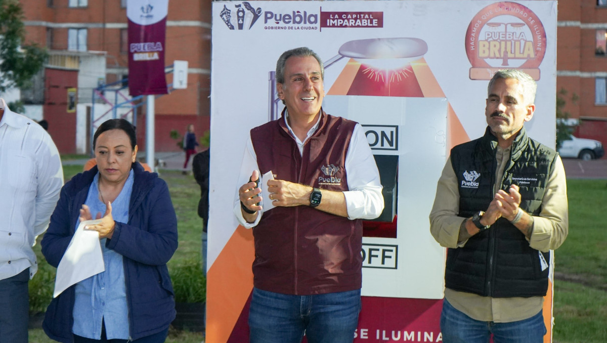 Hemos instalado más de 34 mil luminarias en la capital poblana: Pepe Chedraui | Cortesía