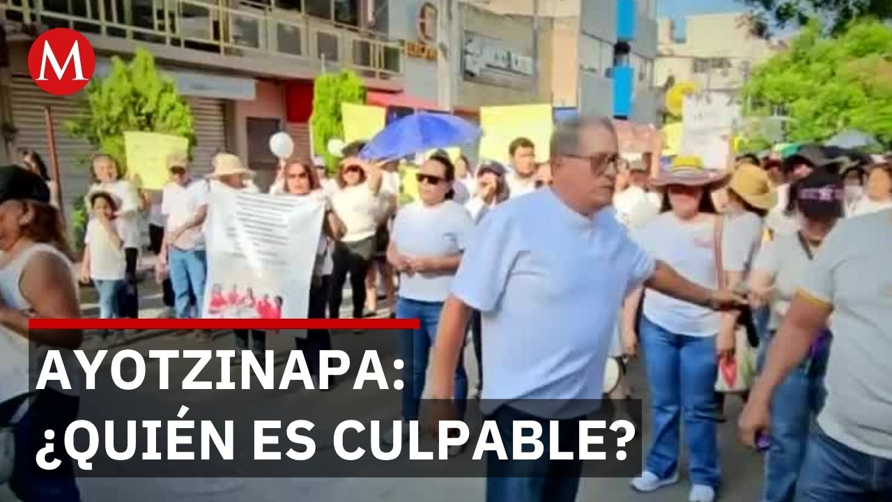 Manifestación en Iguala: 500 personas defienden a detenidos por caso Ayotzinapa y crematorio