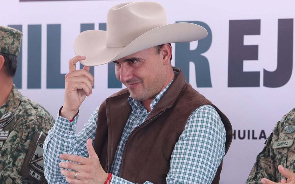 Manolo Jiménez, gobernador de Coahuila. | Foto: Cortesía Redes Sociales