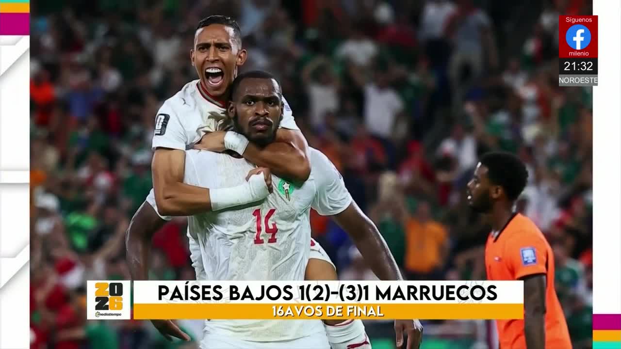 Marruecos elimina a Países Bajos del Mundial | Milenio Noticias La Afición, 29 de junio de 2026