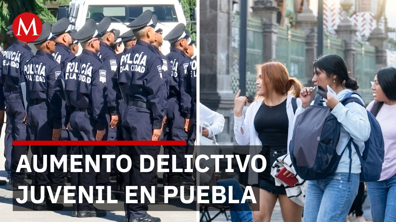Menores imputados por robo, violación y narcomenudeo crecen 25% en Puebla