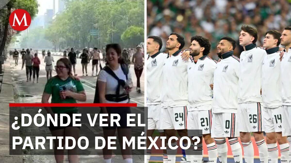 Multitud en Reforma celebra a México, transmisiones en vivo en diferentes sedes