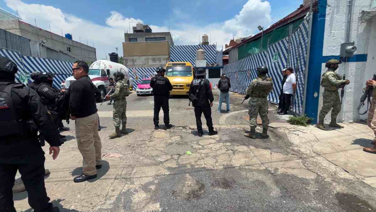 El operativo en Ecatepec permitió asegurar dos puntos de venta de gas como parte de una investigación por huachigas. Foto: Especial