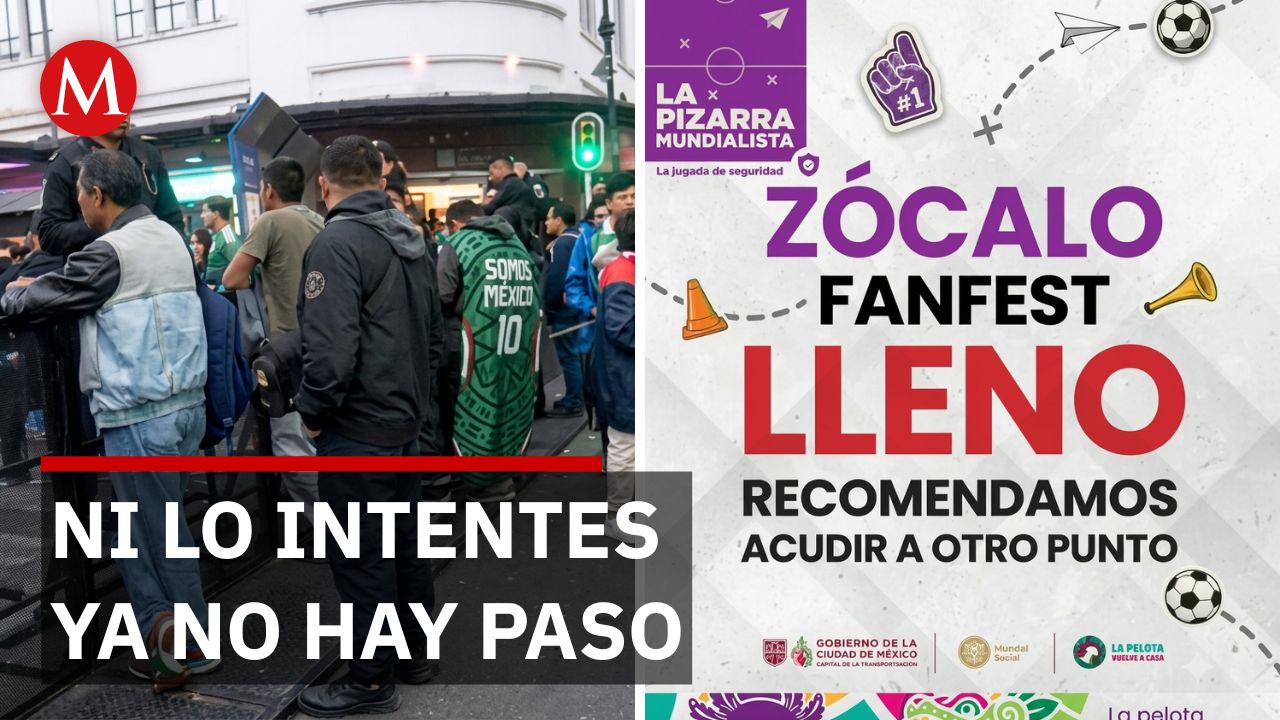 Reportan sobrecupo en el Centro Histórico de la CdMx