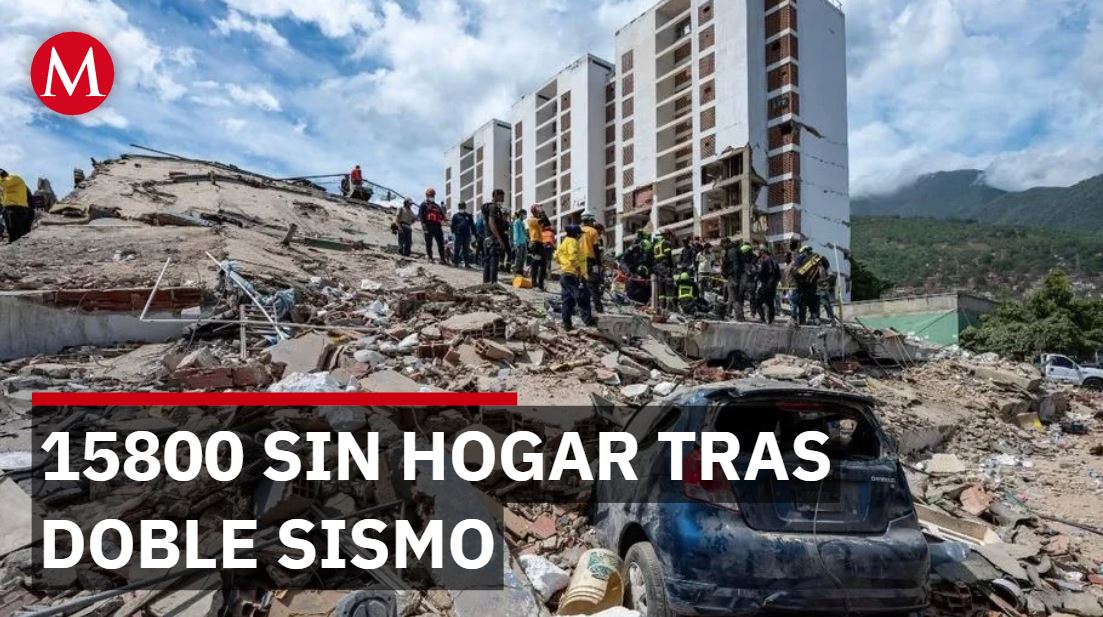 Terremotos en Venezuela dejan 1700 muertos y 15800 damnificados sin esperanza de rescate
