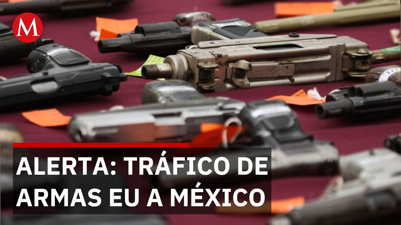 Trump reporta caída de 50% en tráfico de armas a México, pero expertos lo cuestionan