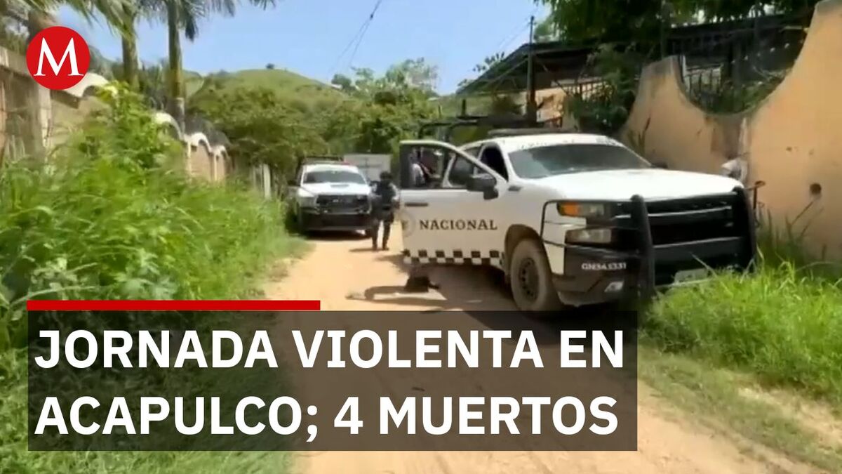 4 víctimas asesinadas en Acapulco en una noche; 3 de ellos eran una familia