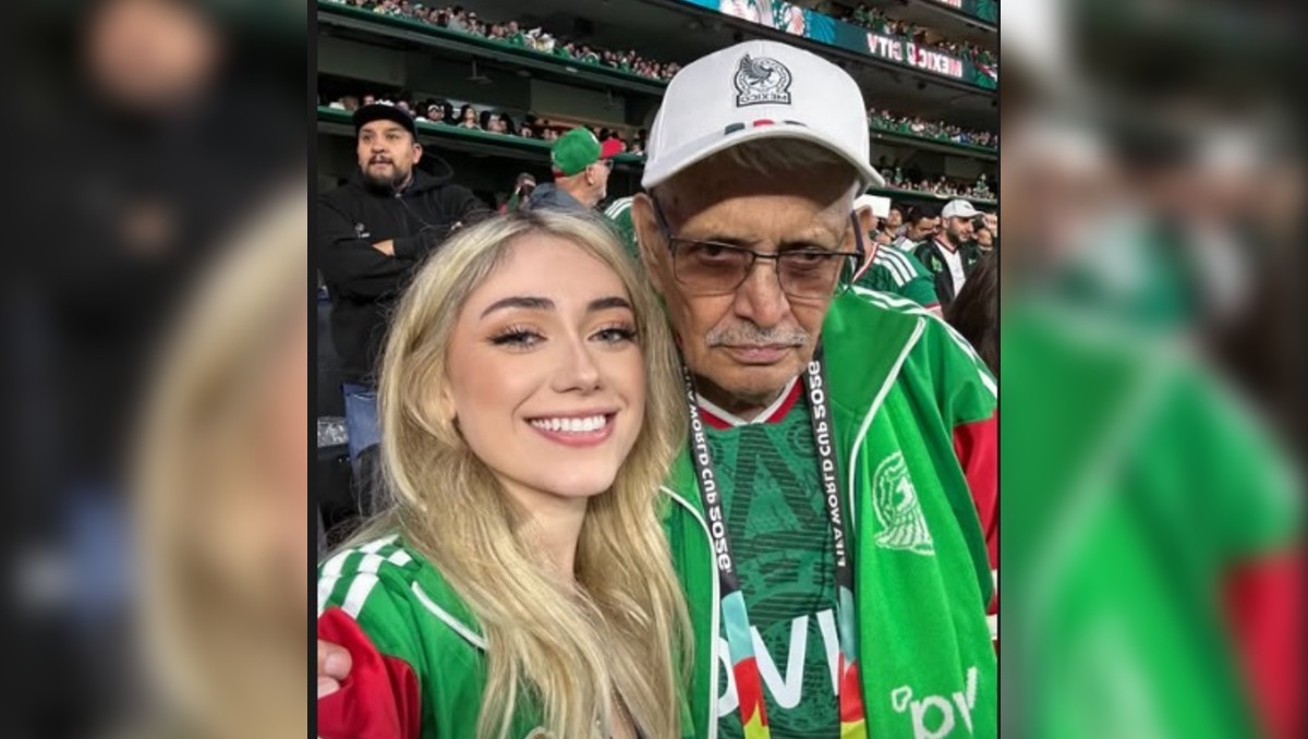Abuelito y nieta cumplieron su sueño de ir a un partido de México en el Mundial (Especial)