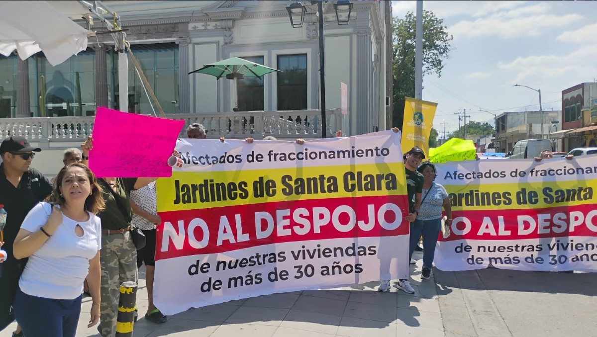 Los afectados son habitantes de la colonia Jardines de Santa Clara. Foto: Sandra González