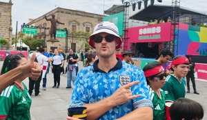 Guadalajara fue escenario del sufrimiento y la celebración de los aficionados ingleses.