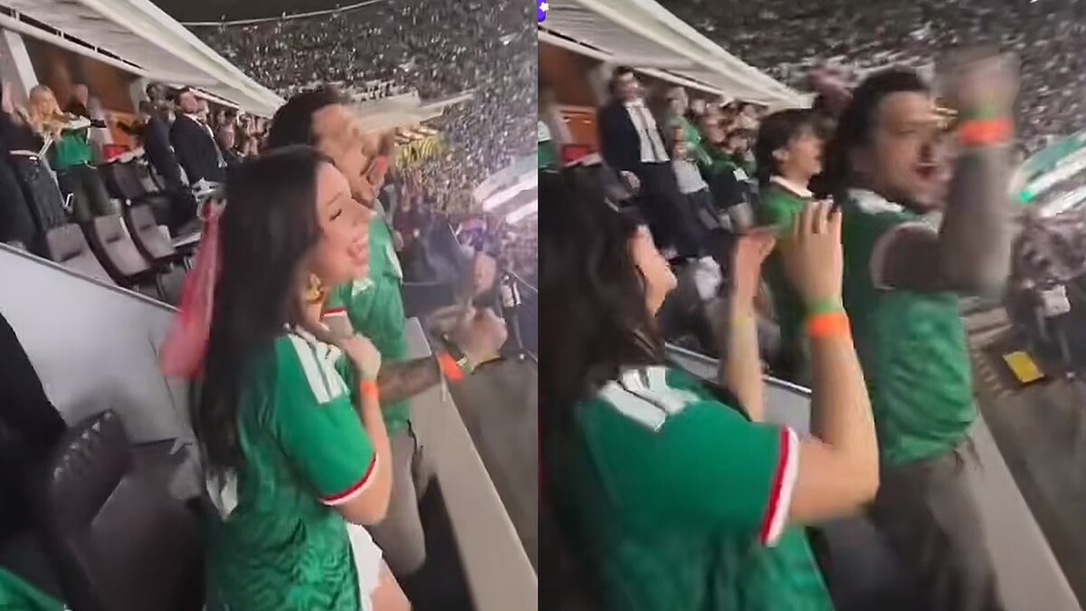 Ángela Aguilar y Christian Nodal en el Estadio Azteca | TikTok