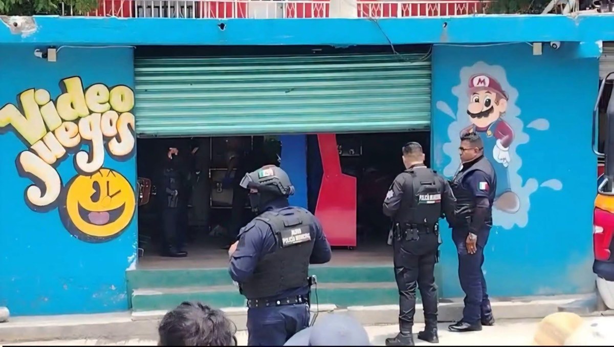 Asesinan a un hombre en negocio de videojuegos en Texmelucan, Puebla | Cortesía de vecinos de Texmelucan