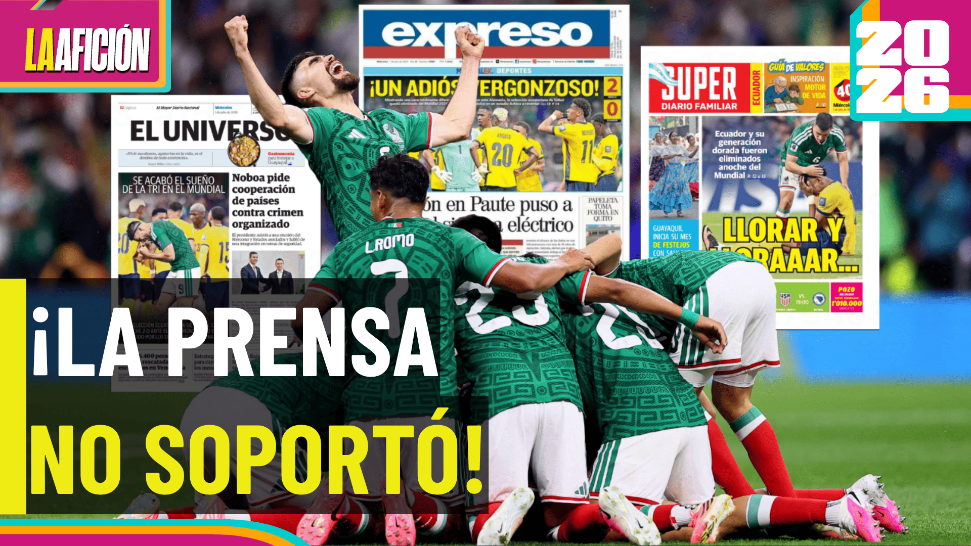 Así amaneció Ecuador tras perder contra México y no fue nada