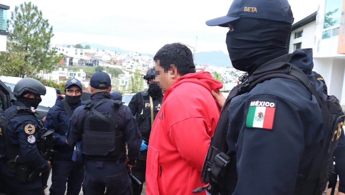 Así fue detenido 'El Sierra 1'. | Foto: Especial