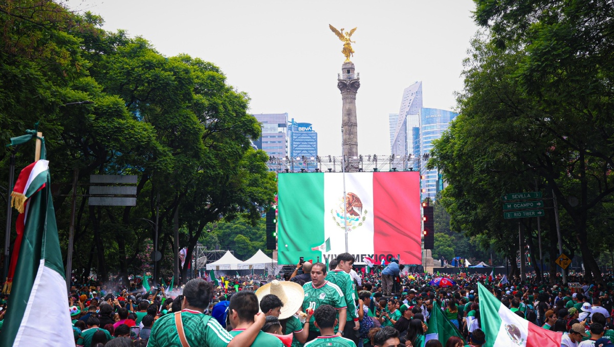 Autoridades tenían prevista la asistencia de más de un millón de personas al Ángel de la Independencia para el festejo | Foto: Gobierno CdMx