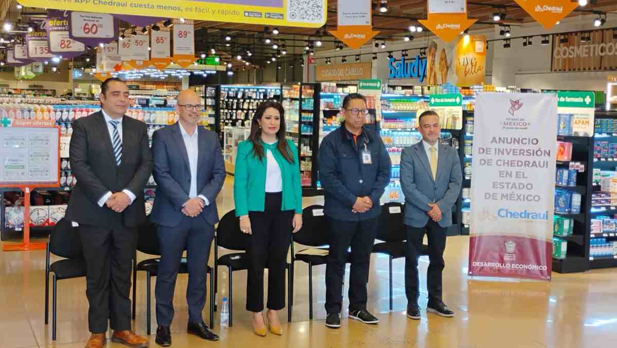 Entre 2026 y 2027, Chedraui abrirá 78 tiendas en Edomex con una inversión de mil 423 mdp y 1,700 empleos. | Foto: Especial