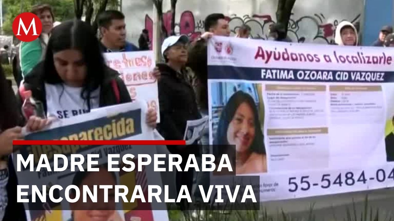 Fiscalía confirma muerte de Fátima: madre esperaba encontrarla con vida tras 9 días desaparecida
