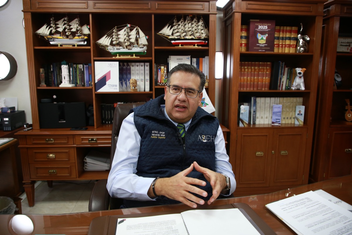 Jorge Valverde Islas Auditor Superior del Estado de Hidalgo. (Jorge Sánchez)