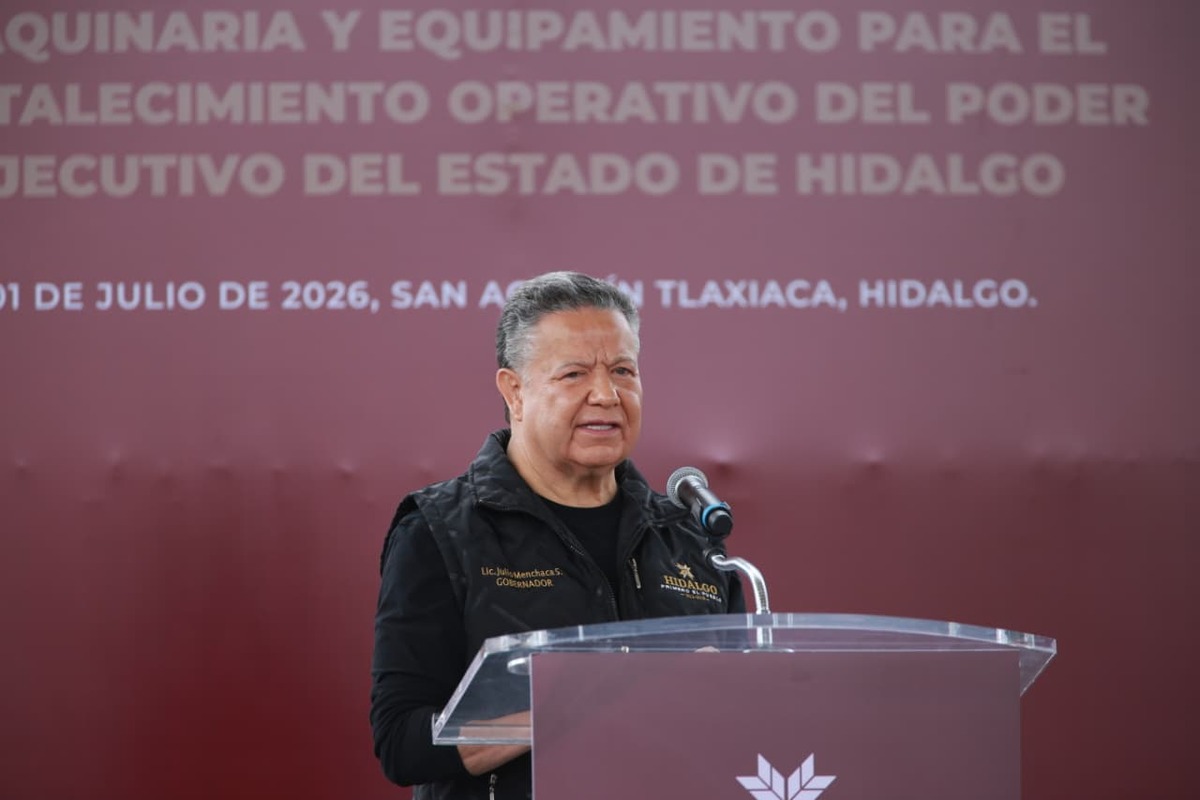 Julio Menchaca Salazar, gobernador de Hidalgo. (Jorge Sánchez)
