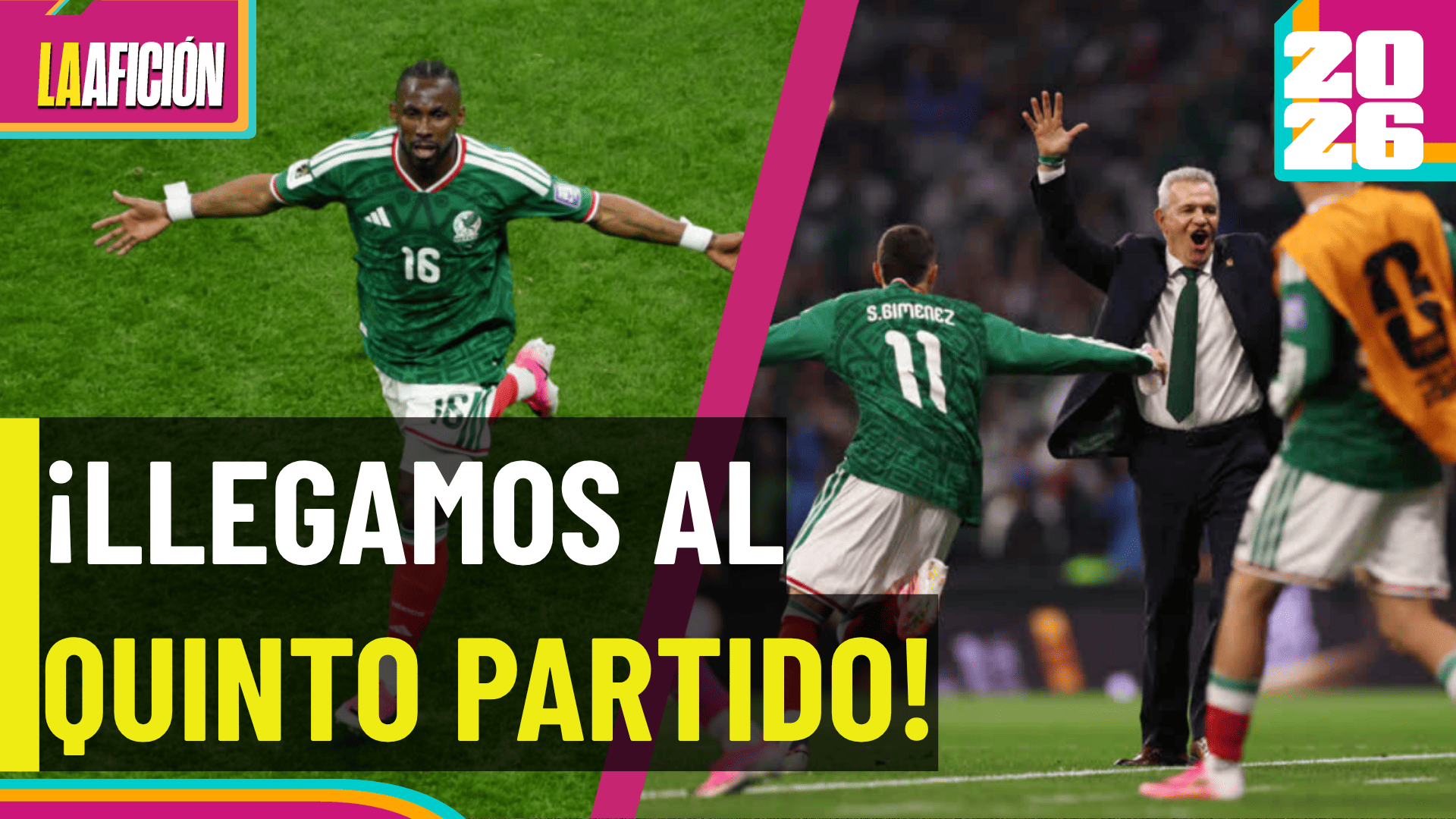 ¡México hace historia! México elimina a Ecuador y llega al quinto partido tras 40 años