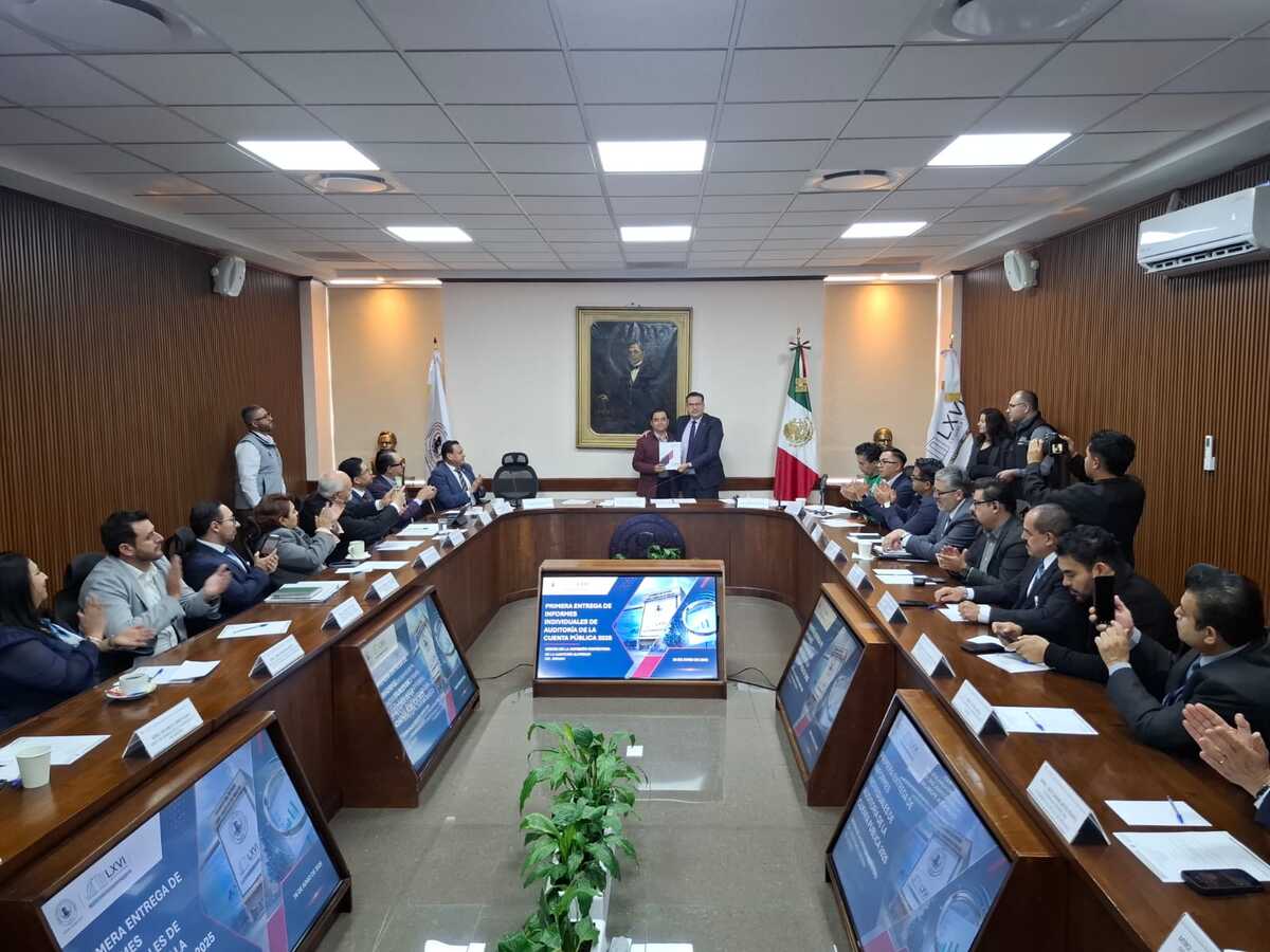 Primera entrega de la fiscalización de la Cuenta Pública. (Cortesía)