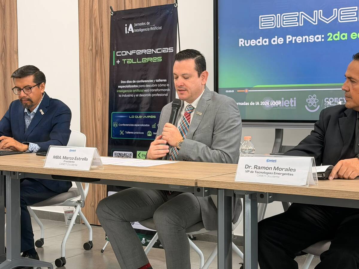 Ramón Morales, Vicepresidente de Tecnologías Emergentes de la CANIETI. (Roberto Hurtado)