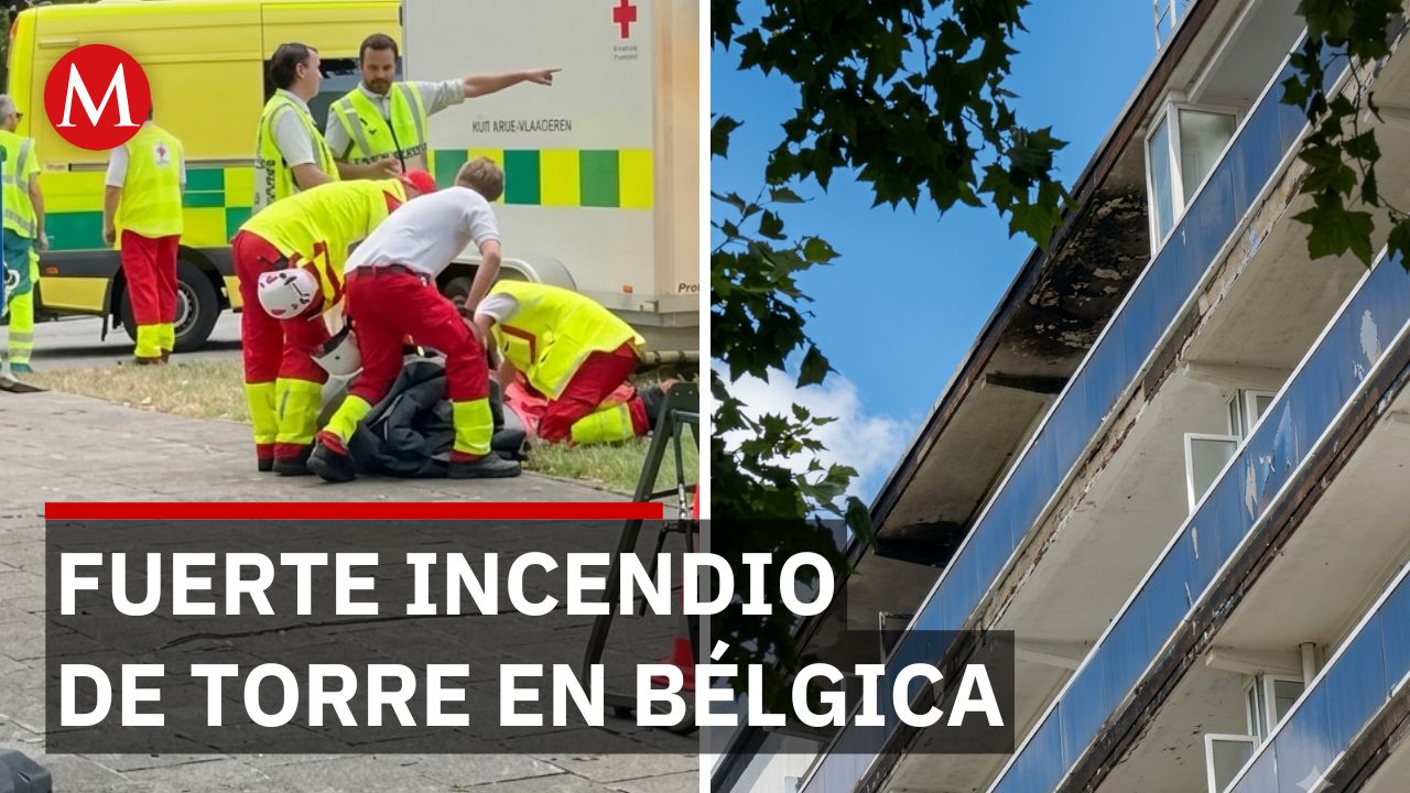 Reportan seis muertos y múltiples heridos por incendio en Bélgica