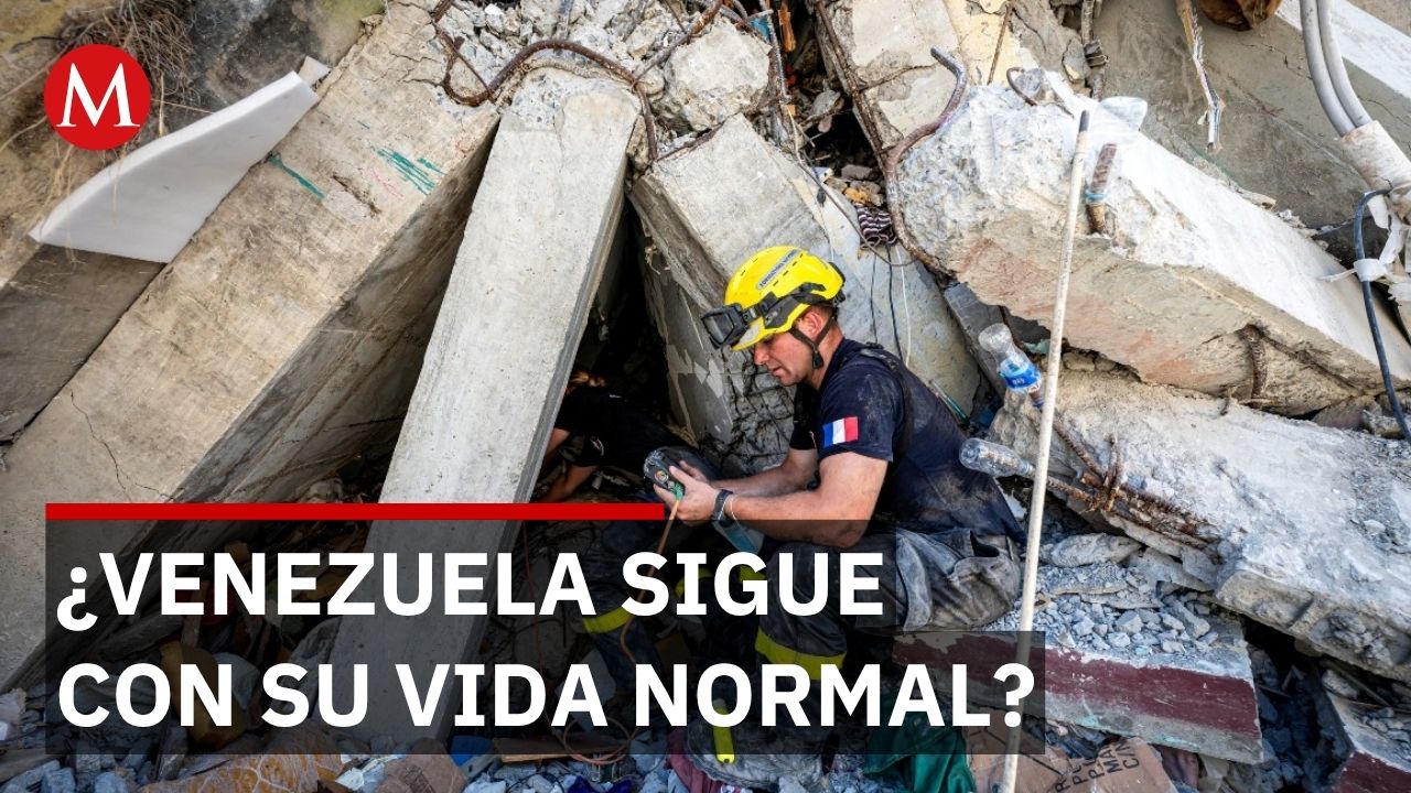 Venezuela mantiene vida normal mientras rescatan cuerpos bajo escombros en La Guaira