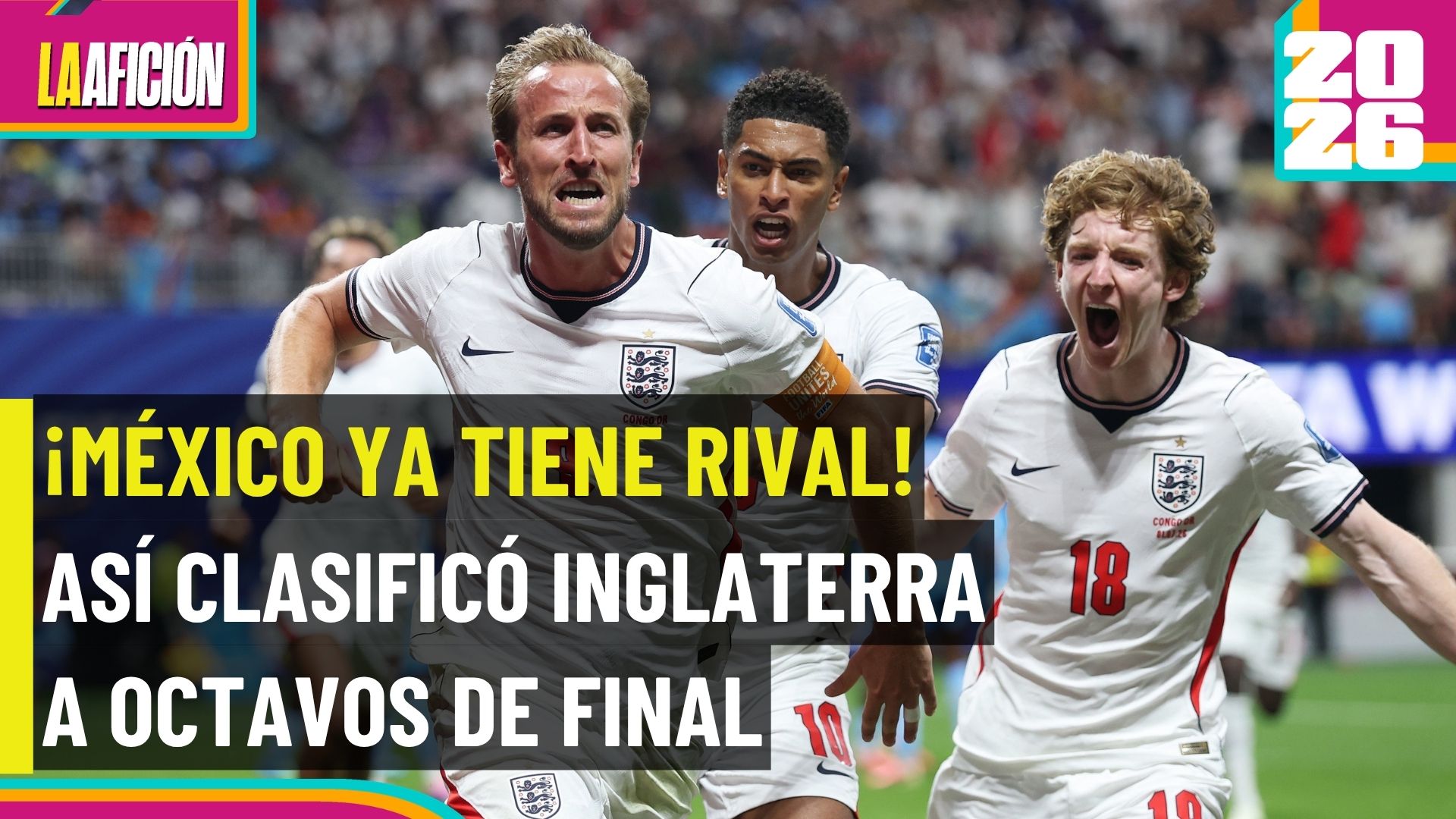 ¡Se viene un partidazo! Inglaterra avanza a Octavos de Final y enfrentará a México
