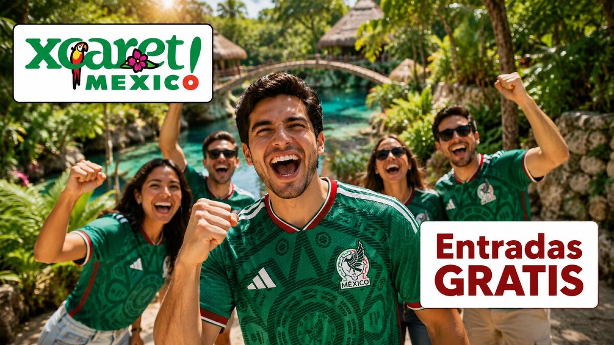 Xcaret promete entradas gratis si México llega a cuartos de final | | Foto: IA M2