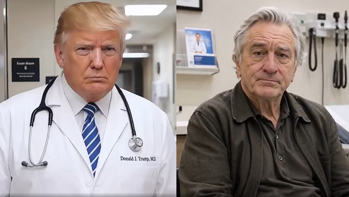 Trump cura del Síndrome de Delirio Anti-Trump a celebridades video IA
