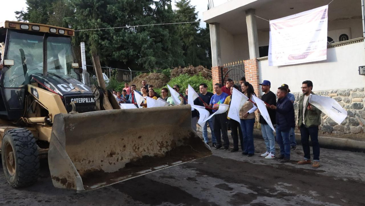 Ariadna Ayala inició la segunda etapa de la construcción de la calle Independencia | Cortesía