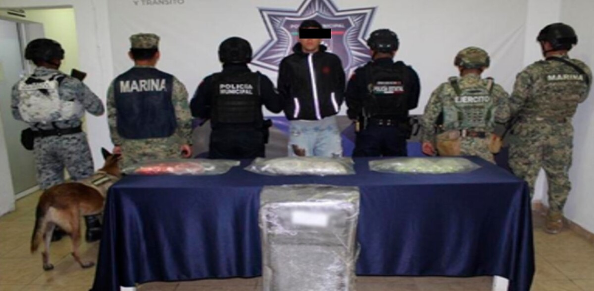 El aseguramiento ocurrió en Benito Juárez, en el Aeropuerto, al realizar una inspección física a pasajeros. | Especial