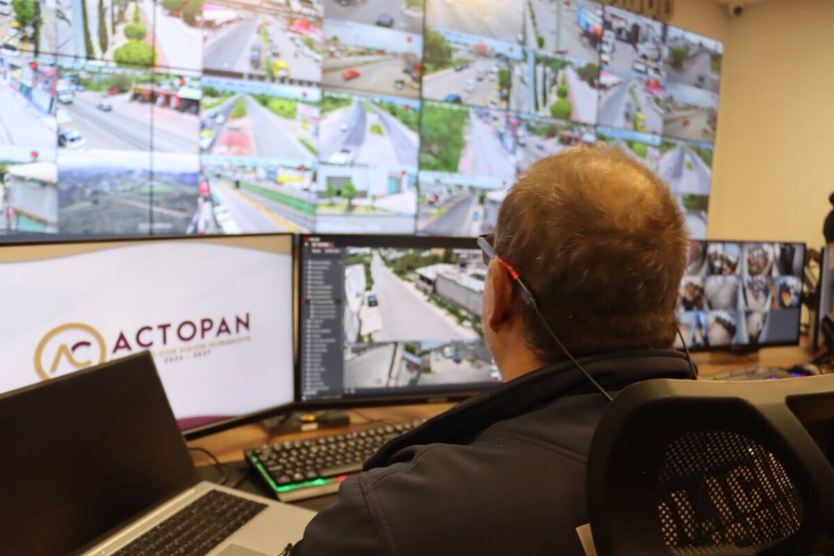 Actopan activa C2 con 124 cámaras de vigilancia