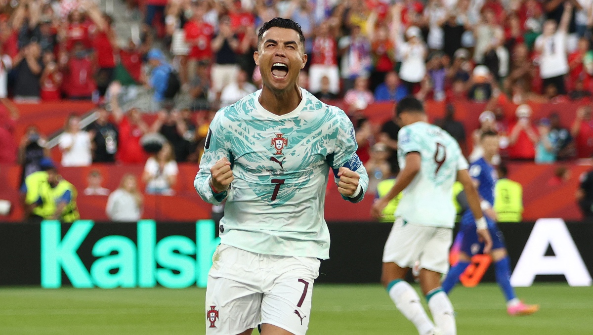 Cristiano Ronaldo anota su primer gol en partidos de eliminación directa del Mundial y rompe récord (AFP)