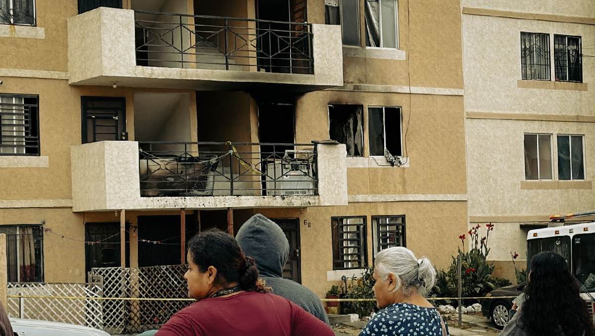 Departamento que fue lugar del incendio. | Especial