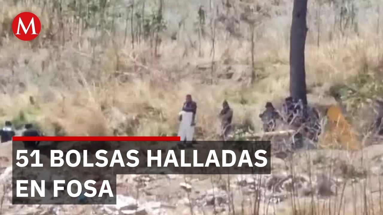 Descubren bolsas con restos humanos en fosa clandestina de Tlajomulco de Zúñiga, Jalisco