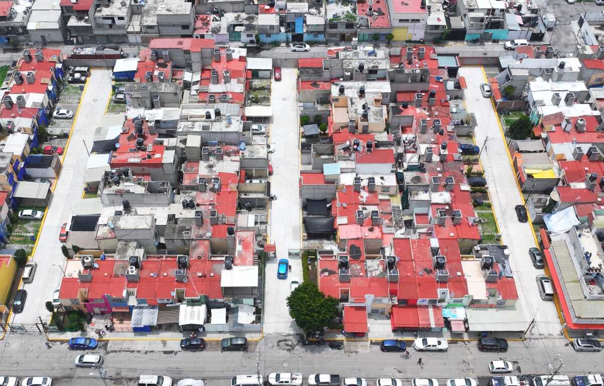 Ecatepec ahorra 11 mdp en repavimentación de 17 calles en Villas del Sol. | Especial