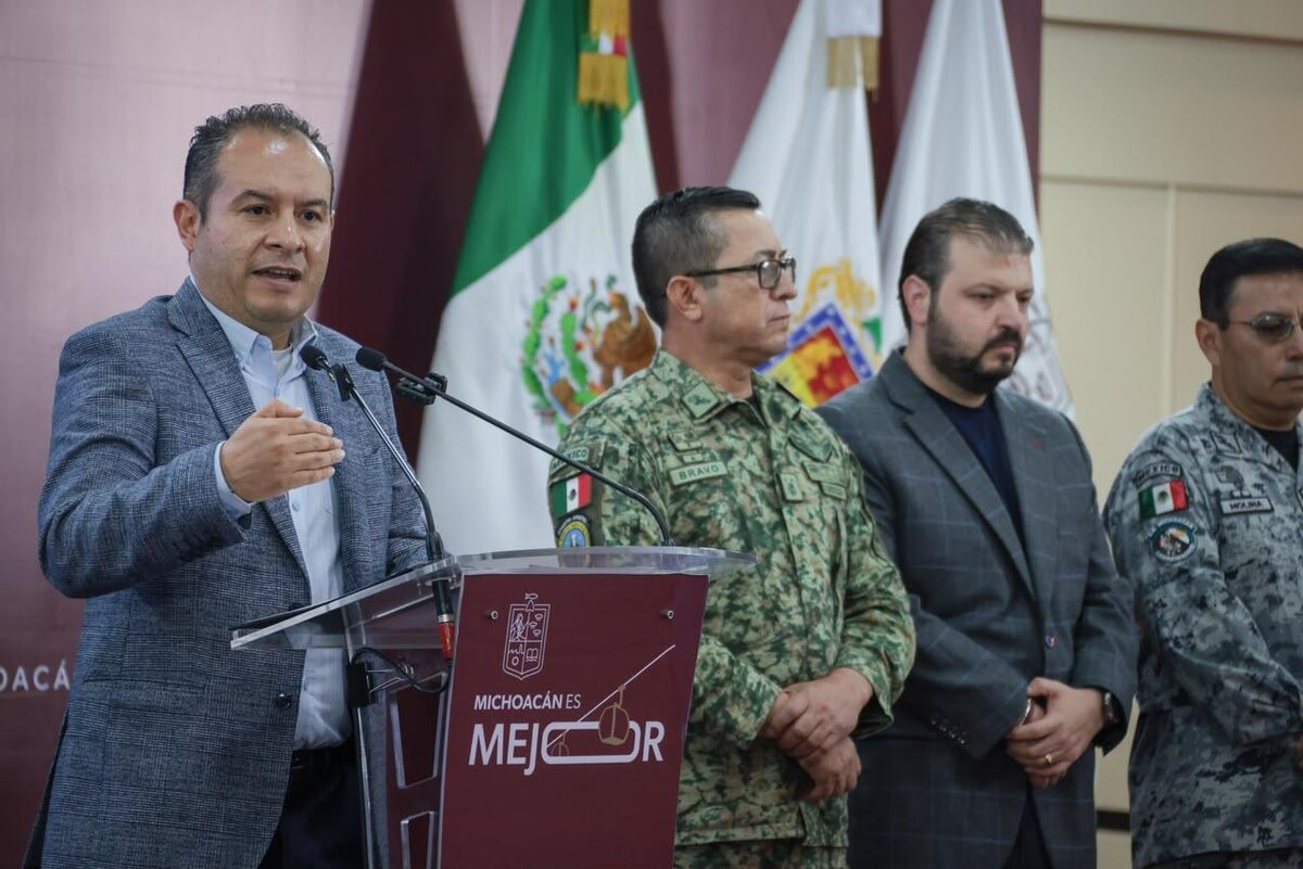 Así lo informó el encargado del despacho de la FGE, Israel Vega Rodríguez, durante rueda de prensa. | Foto: X @FiscaliaMich