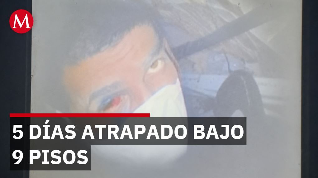 Hernán Gil lleva 5 días atrapado bajo 9 pisos pero mantiene buen ánimo pidiendo bebidas