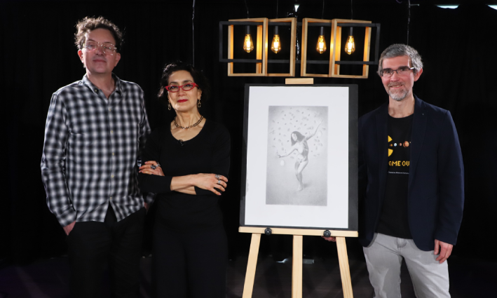 Paco Huidobro, Avelina Lésper y Fernando Nanosfera en "El Arte de la Canción II"