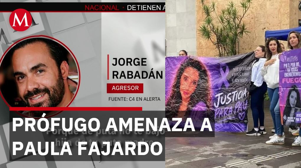 Pese a orden de aprensión, exesposo de Paula Fajardo permanece libre y continúa amenazándola
